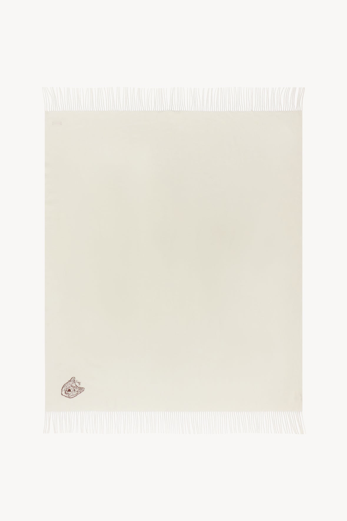 Image CUSTOM STAUD x C.BONZ CASHMERE BLANKET | IVORY 3 of 5 and Clicking this image will trigger a zoom pop-up