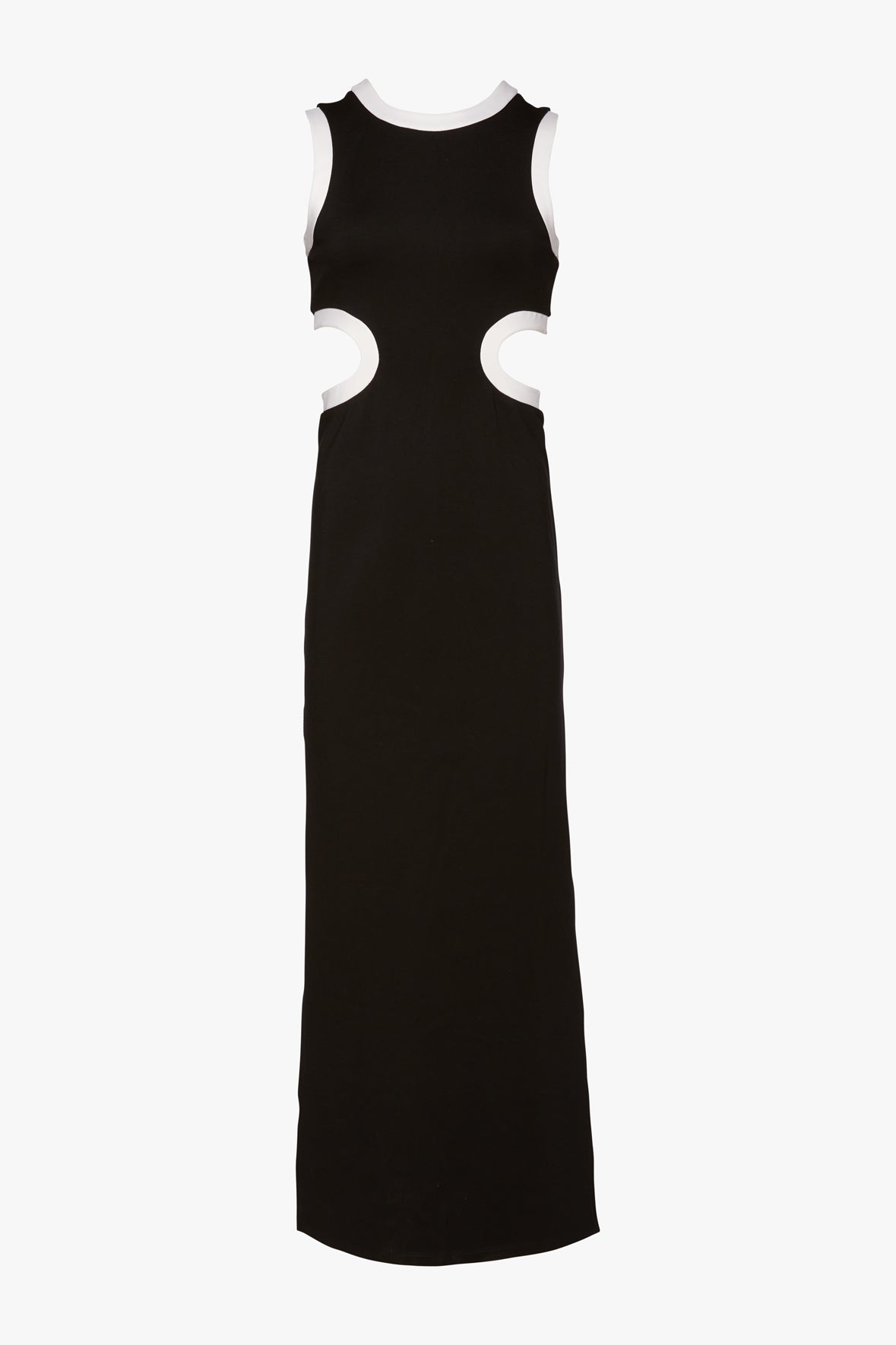 Staud black and white dress 2025