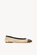 Image NELL CROCHET BALLERINA | CREAM BLACK 1 of 7