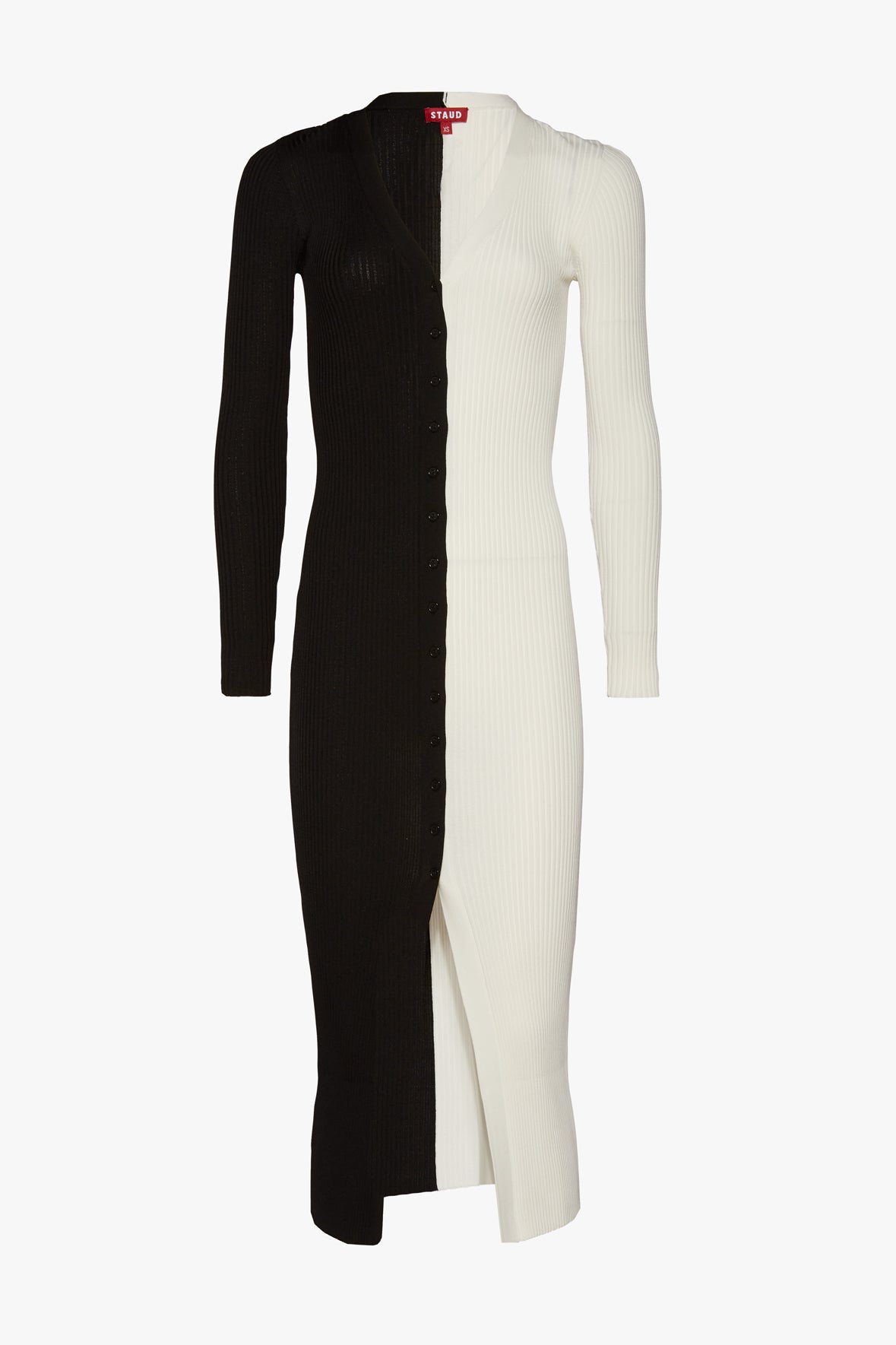 【関税込み】Staud ブラック Shoko ミディアムワンピース MAXI SHOKO SWEATER BLACK