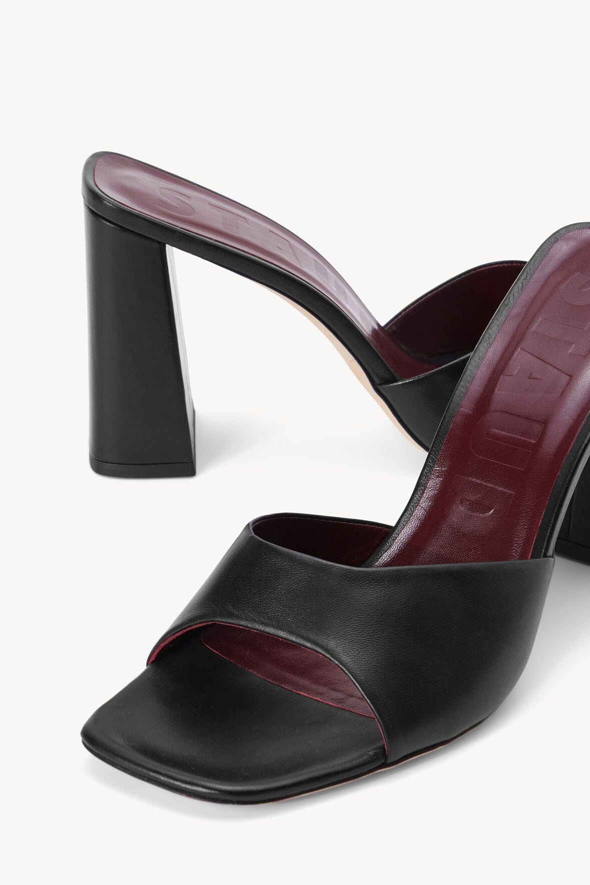 【関税込み】Staud ブラック Sloane ヒールサンダル SLOANE HEEL BLACK