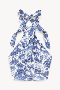 SMOCKED KAI TOP | BLUE TOILE