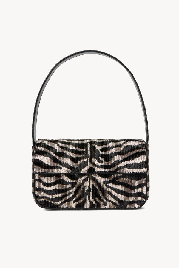 Black Leather Crossbody Furry Zebra Print Handbag Purse – Yoder Leather  Company
