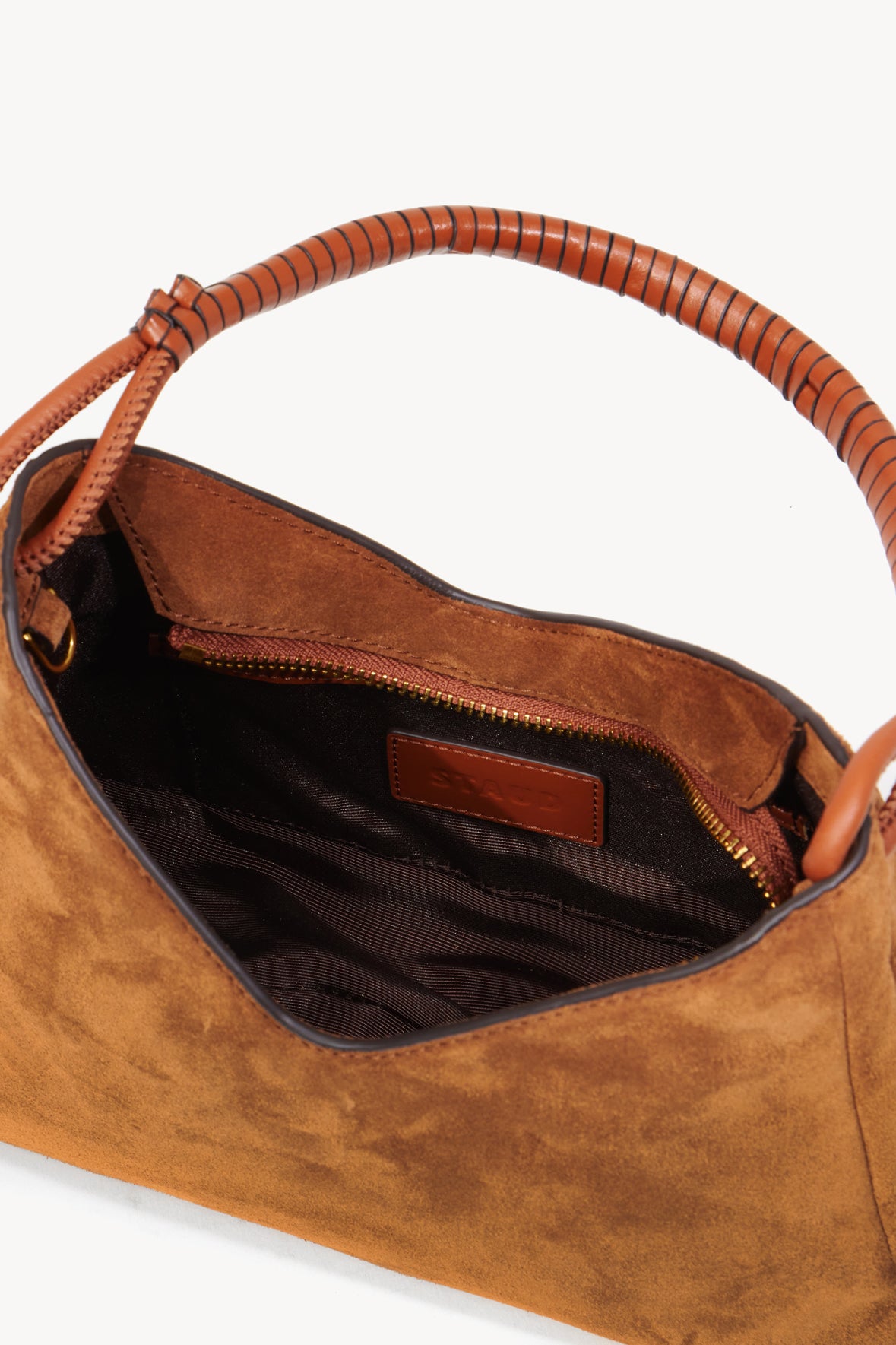 Staud Valerie Patent Leather Shoulder Bag