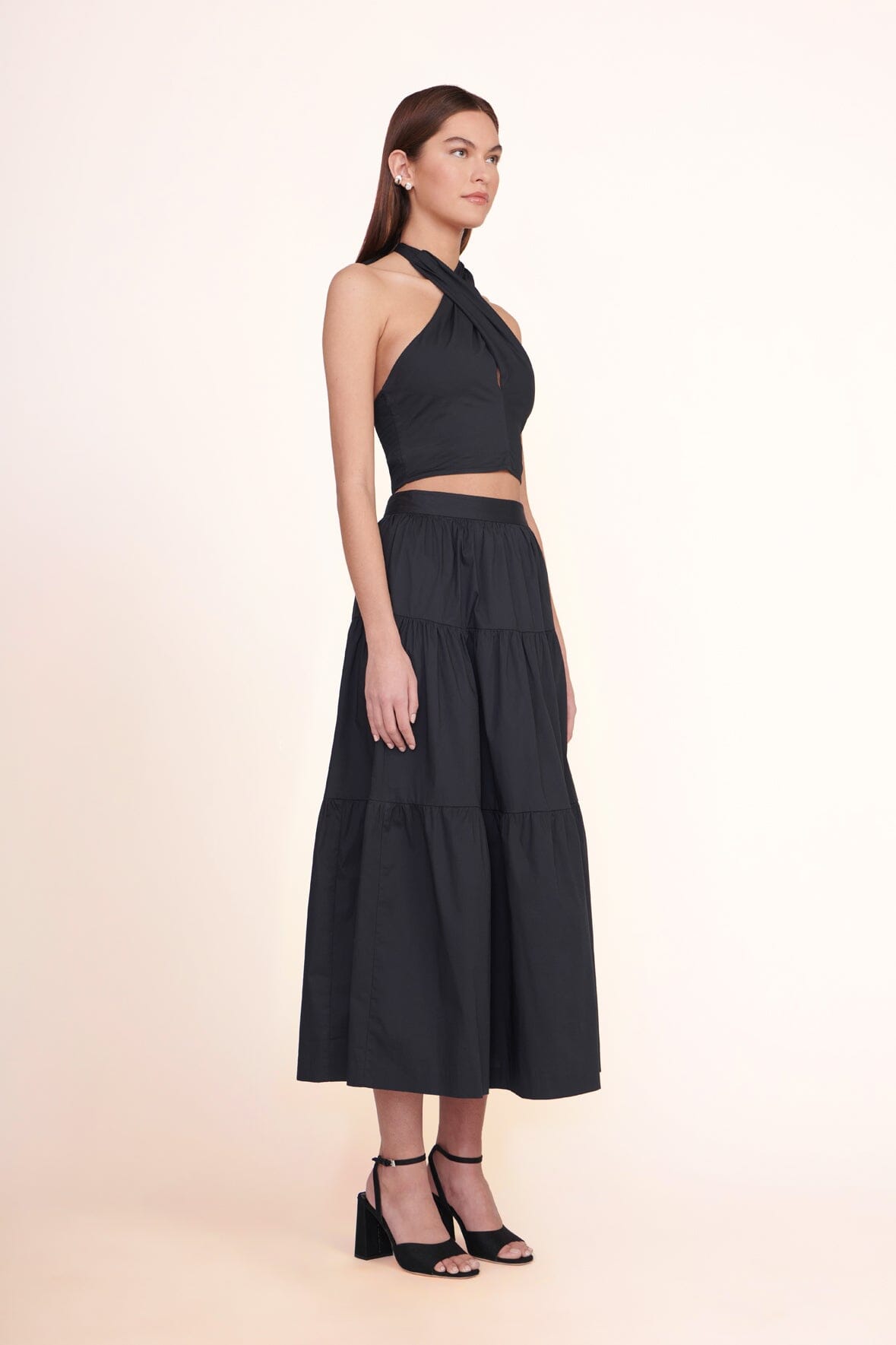 スカート STAUD Woman Skirt Black R24P6128PT BLK STAUD womens Paper Skirt, 2, Black - Walmart Business Supplies