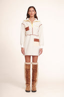 ROWAN OVERKNEE SHEARLING BOOT | TAN CREAM