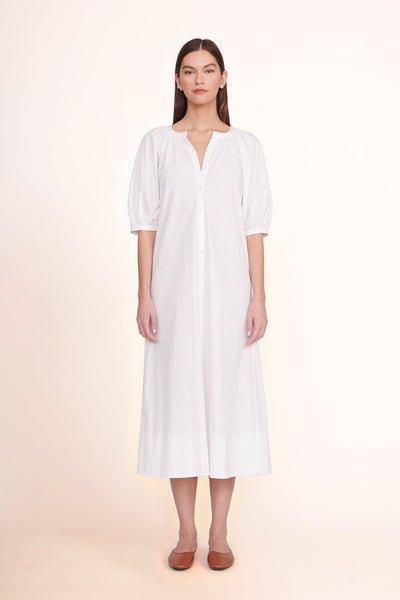 STAUD White Vincent Dress White / S