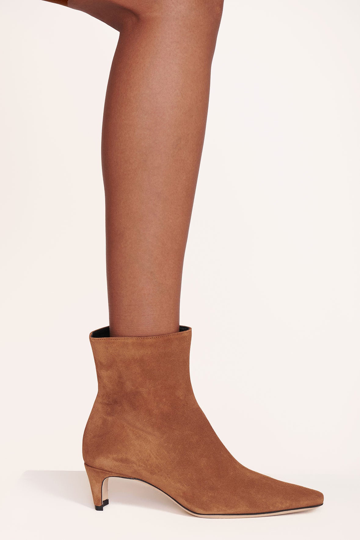 WALLY ANKLE BOOT TAN SUEDE