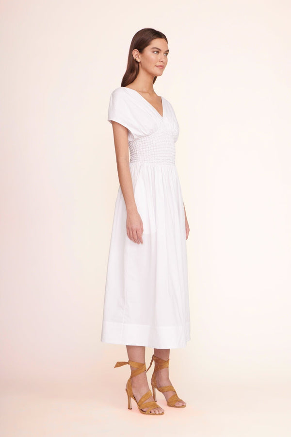 DOLCE DRESS HIBISCUS WHITE