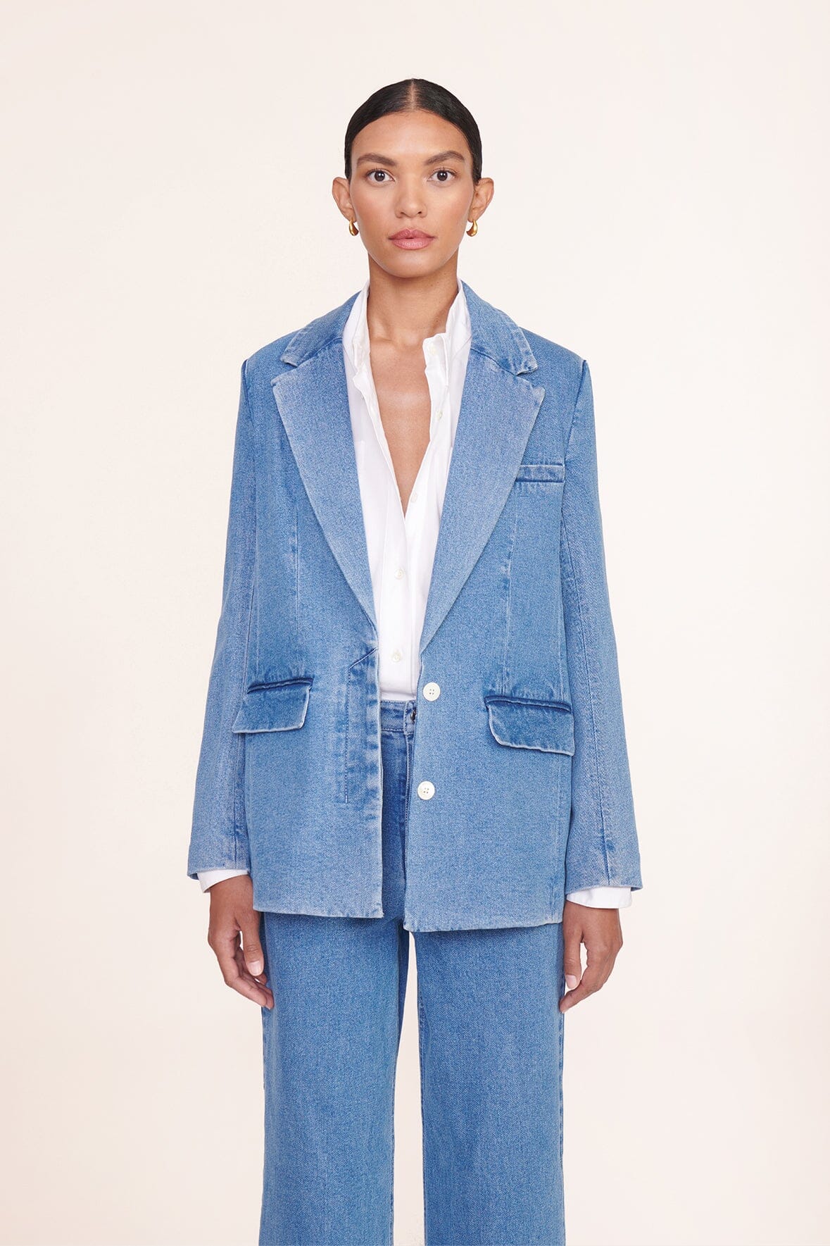 MAXWELL BLAZER MEDIUM WASH