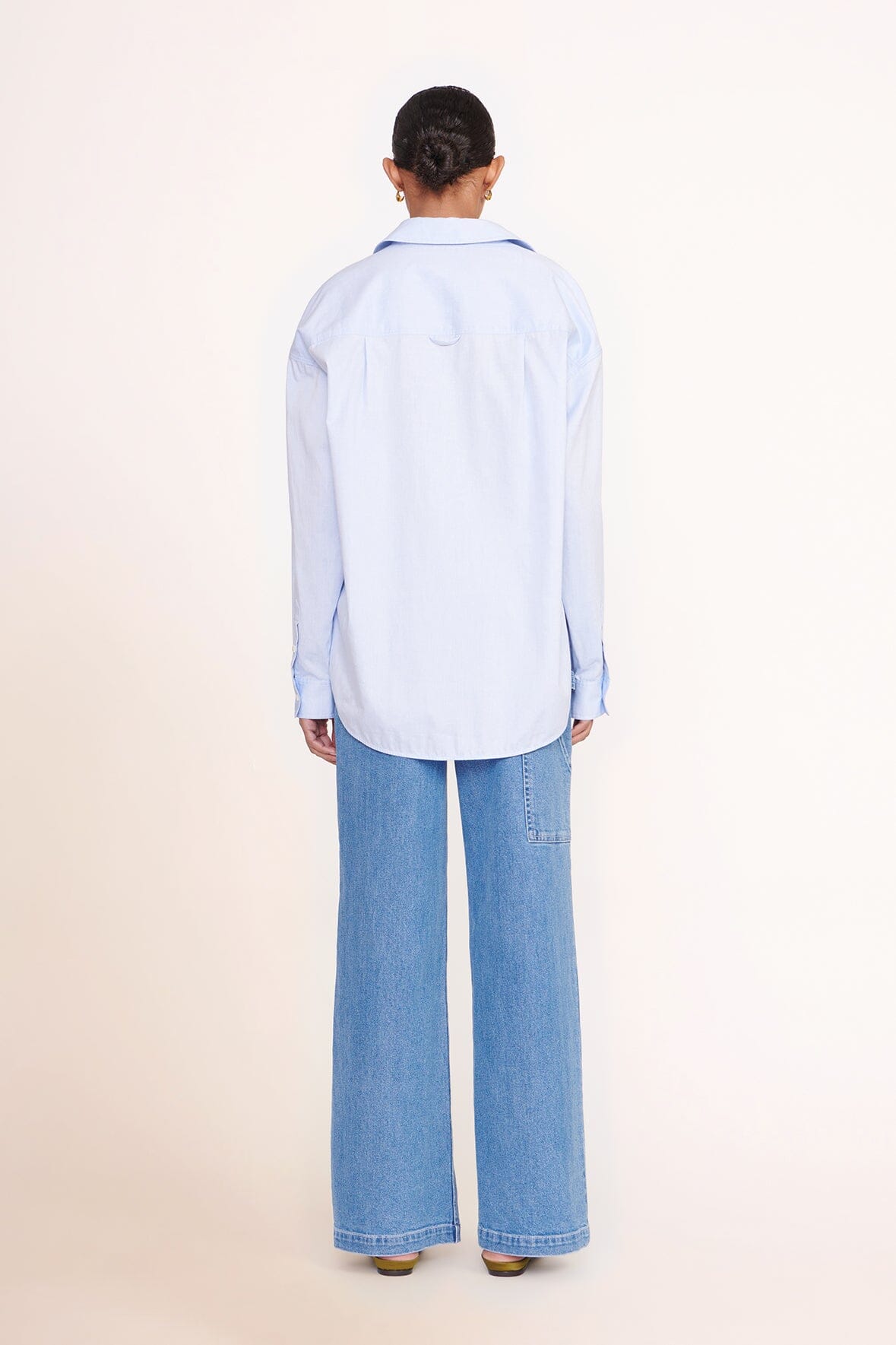CUSTOM STAUD x C.BONZ CLASSIC OVERSIZED SHIRT OXFORD BLUE