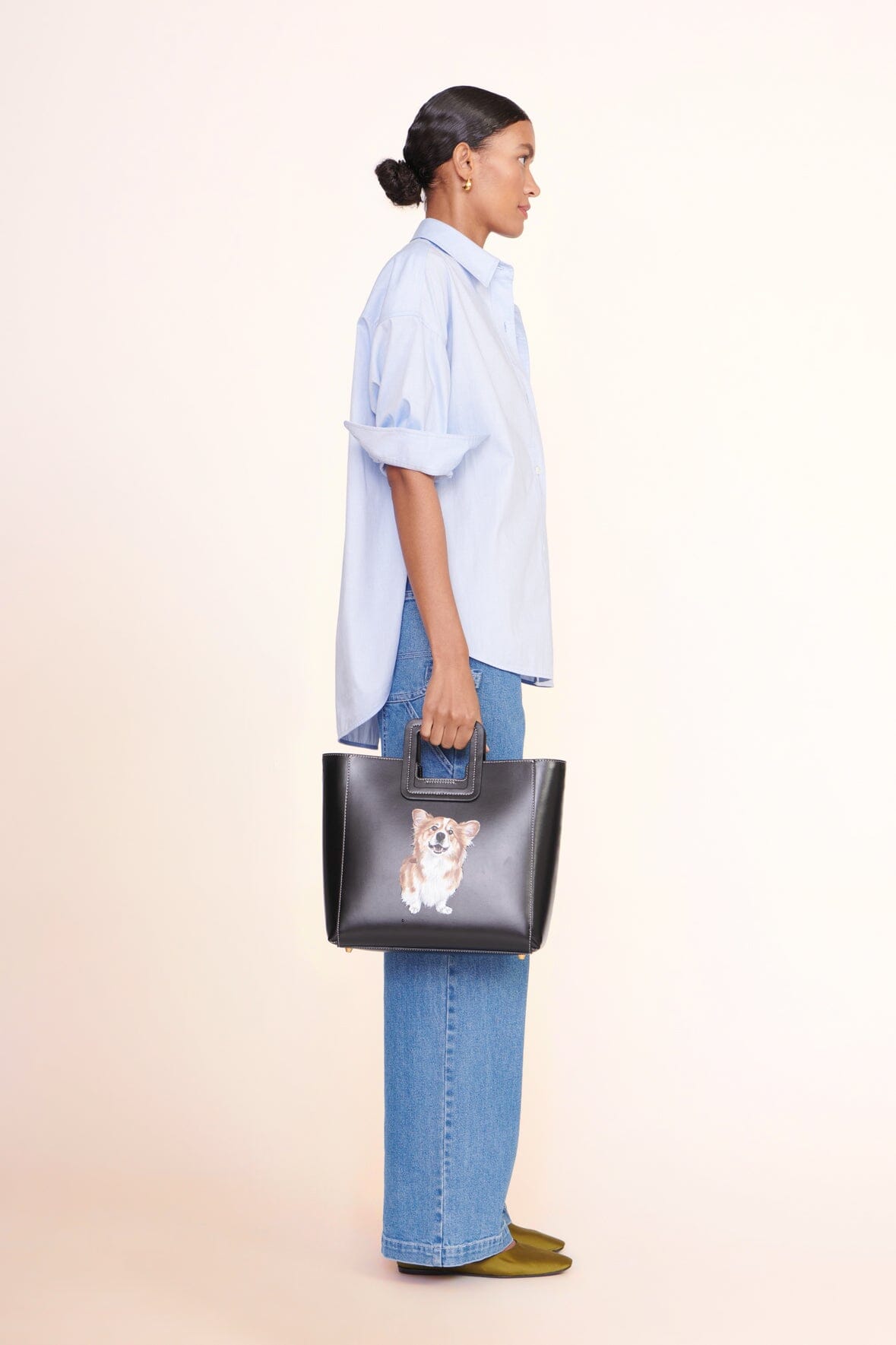 CUSTOM STAUD x C.BONZ CLASSIC OVERSIZED SHIRT OXFORD BLUE